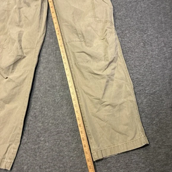 Columbia Pants Mens 36x30 Khaki Nylon Stretch Hiking Ripstop Quick Dry Utility - Picture 5 of 13